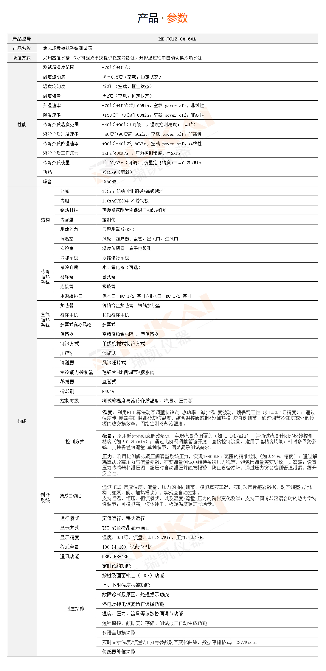 液冷可靠性集成測試系統